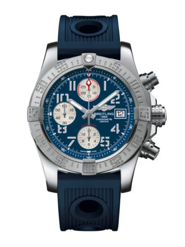 Breitling Avenger II Stainless Steel / Mariner Blue / Rubber A1338111.C870.211S
