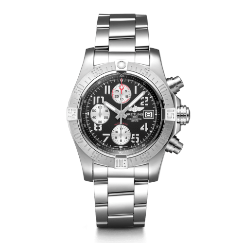 Breitling Avenger II Stainless Steel / Volcano Black / Bracelet A13381111B2A1