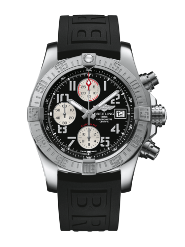 Breitling Avenger II Stainless Steel / Volcano Black / Rubber / Folding A13381111B2S1