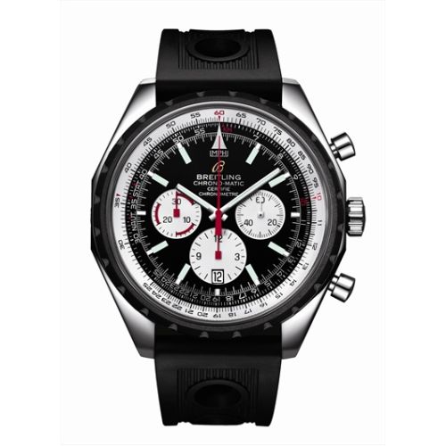Breitling Chrono-Matic 49 Black / Rubber A1436002.B920
