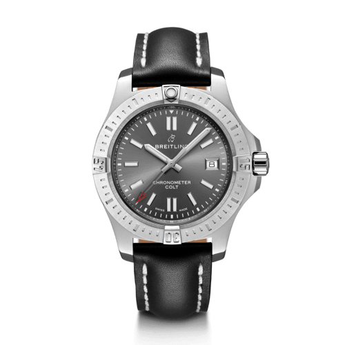 Breitling Chronomat Colt 41 Automatic Tempest Grey / Calf / Folding A17313101F1X4