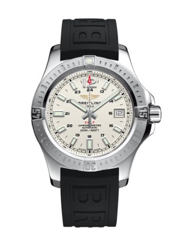 Breitling Colt 41 Automatic Stratus Silver / Rubber A1731311.G820.150S