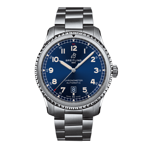 Breitling Aviator 8 Automatic 41 Stainless Steel / Blue / Bracelet A17315101C1A1