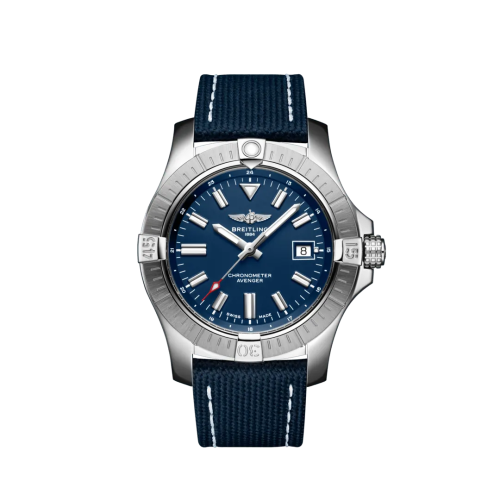 Breitling Avenger Automatic 43 Stainless Steel / Blue / Military / Pin A17318101C1X1