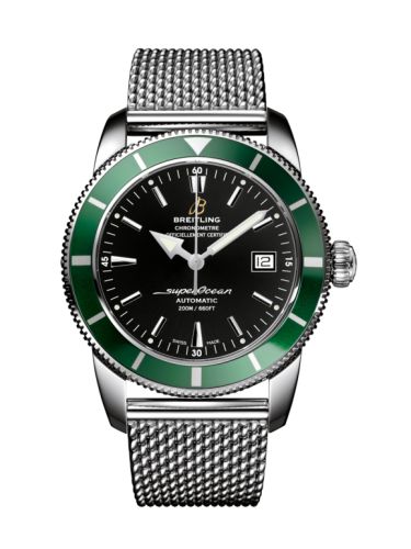 Breitling Superocean Heritage 42 Stainless Steel / Green / Volcano Black / Milanese A1732136.BA61.154A