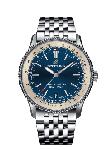 Breitling Navitimer 1 38 Automatic Stainless Steel / Blue / Bracelet A17325211C1A1
