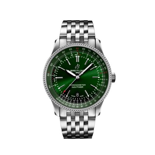 Breitling Navitimer Automatic 41 Automatic Stainless Steel / Green / Bracelet A17326361L1A1