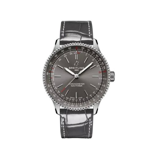 Breitling Navitimer Automatic 36 Stainless Steel / Grey / Alligator A17327381B1P1