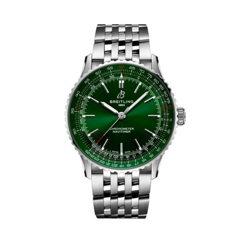 Breitling Navitimer Automatic 41 Automatic Stainless Steel / Green / Bracelet A17329371L1A1