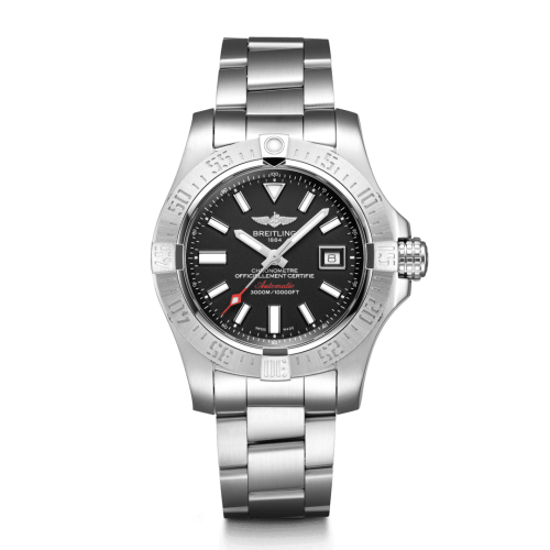 Breitling Avenger II Seawolf Stainless Steel / Volcano Black / Bracelet A17331101B1A1