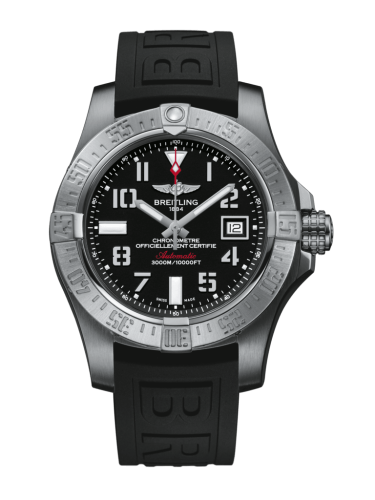 Breitling Avenger II Seawolf Stainless Steel / Volcano Black / Rubber / Folding A17331101B1S1