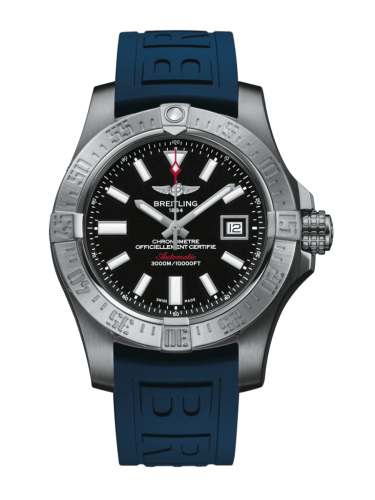 Breitling Avenger II Seawolf Stainless Steel / Volcano Black / Rubber / Pin A1733110/BC30/158S/A20SS.1