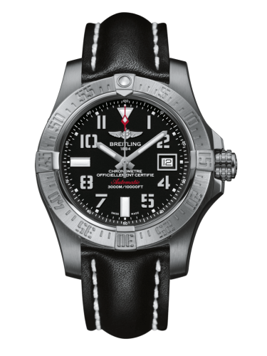 Breitling Avenger II Seawolf Stainless Steel / Volcano Black / Calf / Folding A1733110/BC31/436X/A20DSA.1