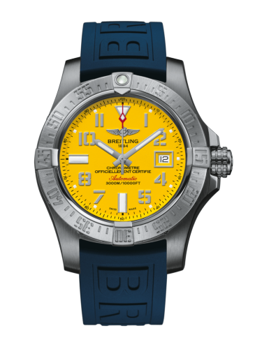 Breitling Avenger II Seawolf Stainless Steel / Cobra Yellow / Rubber / Pin A1733110/I519/158S/A20SS.1
