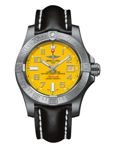 Breitling Avenger II Seawolf Stainless Steel / Cobra Yellow / Calf / Folding A1733110/I519/436X/A20DSA.1