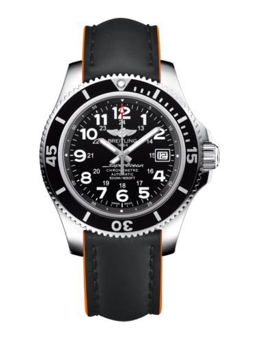 Breitling Superocean II 42 Stainless Steel / Volcano Black / Rubber A17365C9.BD67.244X