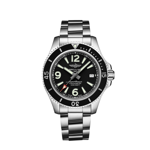 Breitling Superocean 42 Stainless Steel / Black / Bracelet A17366021B1A1