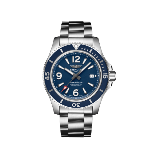 Breitling Superocean 44 Stainless Steel / Blue / Bracelet A17367D81C1A1