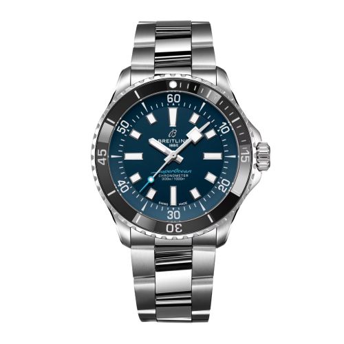 Breitling SuperOcean Automatic 42 Stainless Steel / Watches of Switzerland Group / Bracelet A17375A41C1A1