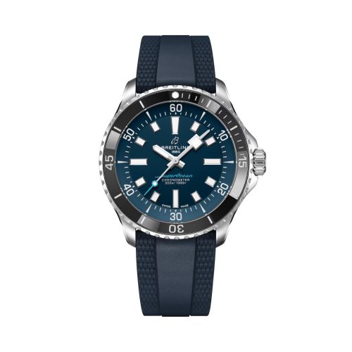 Breitling SuperOcean Automatic 42 Stainless Steel / Watches of Switzerland Group / Rubber A17375A41C1S1