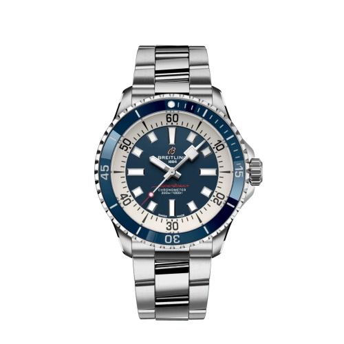 Breitling SuperOcean Automatic 42 Stainless Steel / Blue / Bracelet A17375E71C1A1