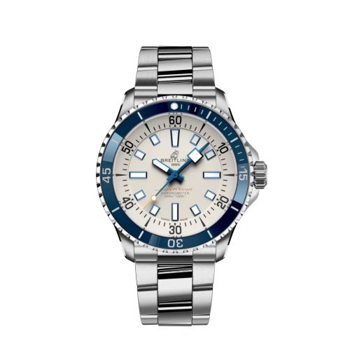 Breitling SuperOcean Automatic 42 Stainless Steel / White / Bracelet A17375E71G1A1