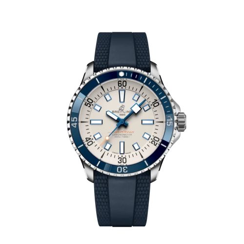 Breitling SuperOcean Automatic 42 Stainless Steel / White / Rubber A17375E71G1S1