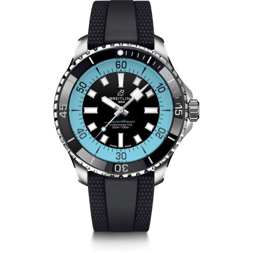 Breitling SuperOcean Automatic 44 Stainless Steel / Black - Blue / Rüschenbeck Edition A173761A1B1S1