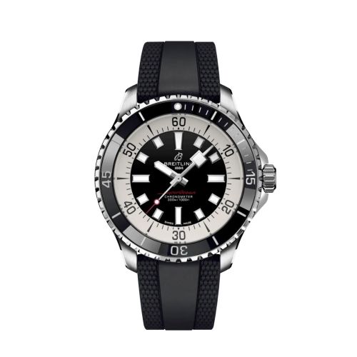 Breitling SuperOcean Automatic 44 Stainless Steel / Black / Rubber A17376211B1S1