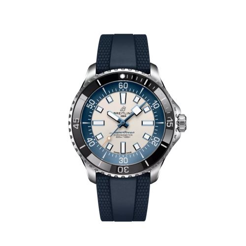 Breitling SuperOcean Automatic 44 Stainless Steel / White - Blue / Greece A173766A1A1S1