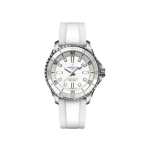 Breitling SuperOcean Automatic 36 Stainless Steel / White / Ruber A17377211A1S1