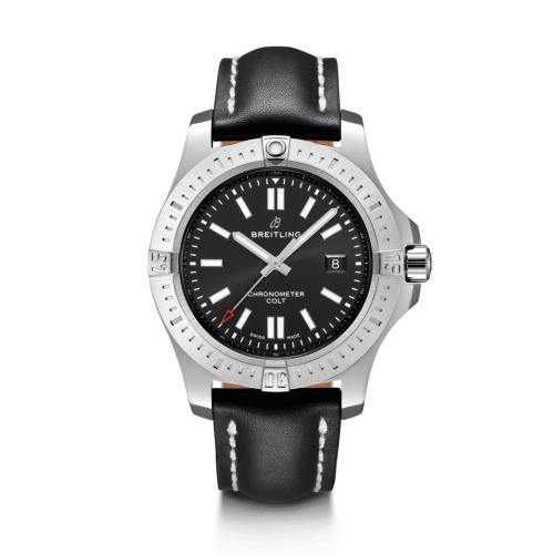 Breitling Chronomat Colt 44 Automatic Black / Calf / Folding A17388101B1X2