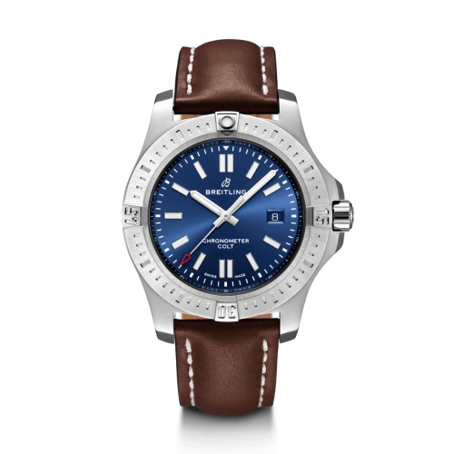 Breitling Chronomat Colt 44 Automatic Blue / Calf / Pin A17388101C1X2