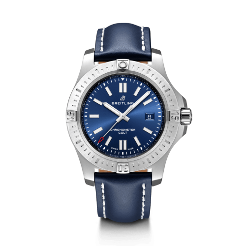 Breitling Chronomat Colt 44 Automatic Blue / Calf / Folding A17388101C1X3