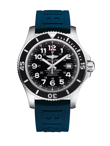 Breitling Superocean II 44 Stainless Steel / Black / Volcano Black / Rubber / Pin A17392D7/BD68/158S/A20SS.1