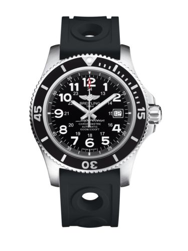 Breitling Superocean II 44 Stainless Steel / Black / Volcano Black / Ocean Racer II / Pin A17392D7/BD68/227S/A20SS.1