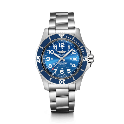 Breitling Superocean II 44 Stainless Steel / Blue / Mariner Blue / Bracelet A17392D81C1A1