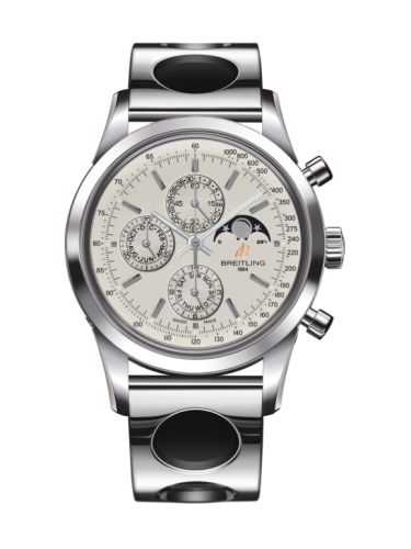 Breitling Transocean Chronograph 1461 Stainless Steel / Silver / Racer A1931012/G750/222A