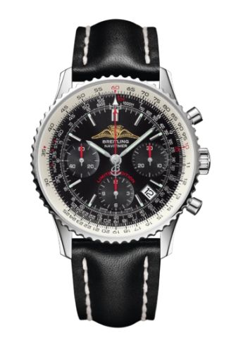 Breitling Navitimer 01 43 Stainless Steel / Black / Calf / Pin / AOPA A233225U/BD70/435X/A20BA.1