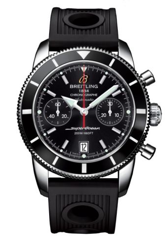 Breitling Superocean Heritage 44 Chronograph Stainless Steel / Black / Black / Rubber A2337024.BB81.200S
