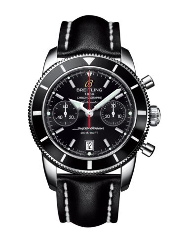 Breitling Superocean Heritage 44 Chronograph Stainless Steel / Black / Black / Calf A2337024.BB81.435X