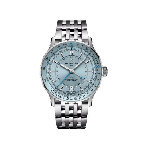 Breitling Navitimer GMT 41 Automatic Stainless Steel / Ice Blue / Bracelet A32310171C1A1