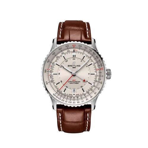 Breitling Navitimer GMT 41 Automatic Stainless Steel / Silver A32310211G1P1