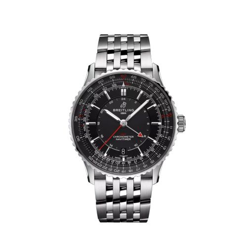 Breitling Navitimer GMT 41 Automatic Stainless Steel / Black / Bracelet A32310251B1A1