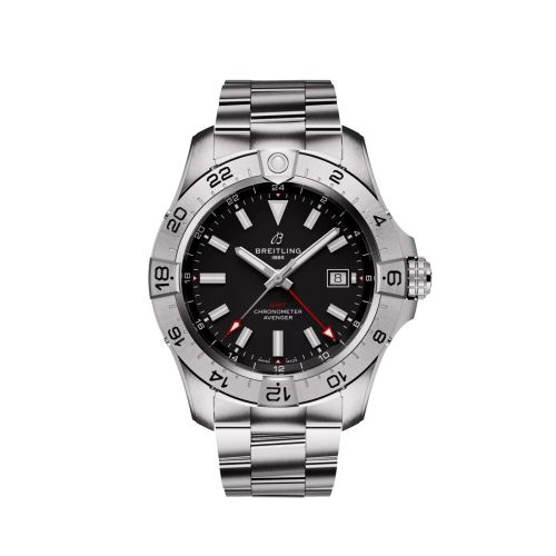 Breitling Avenger Automatic GMT 44 Stainless Steel / Black / Bracelet A32320101B1A1