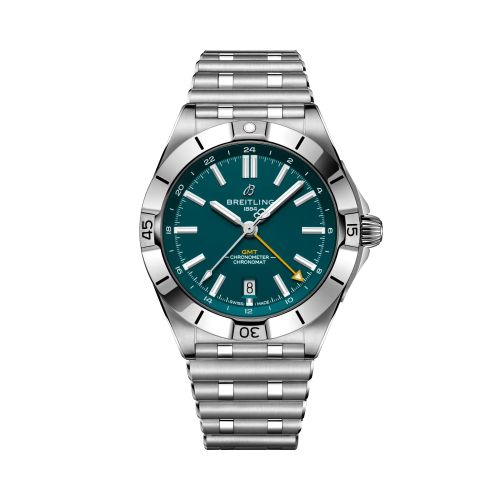 Breitling Chronomat Automatic GMT 40 NFL Jacksonville Jaguars Edition A32398D21C1A1
