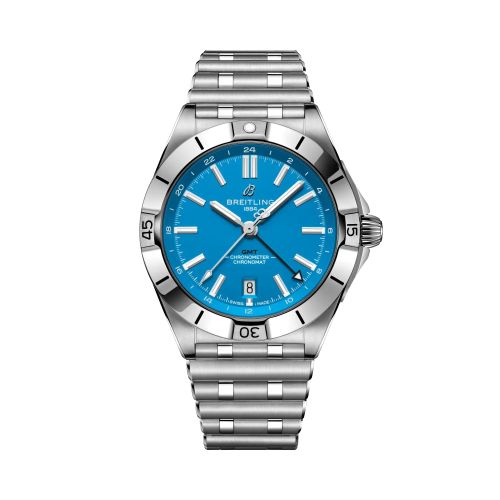 Breitling Chronomat Automatic GMT 40 NFL Carolina Panthers Edition A32398E11C1A1
