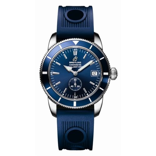 Breitling Superocean Heritage 38 Stainless Steel / Blue / Rubber A3732024.C735