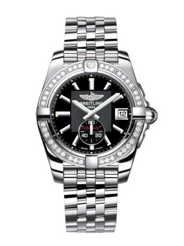 Breitling Galactic 36 Automatic Stainless Steel / Diamond / Volcano Black / Bracelet A3733053/BA33/376A
