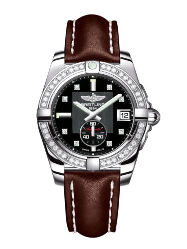 Breitling Galactic 36 Automatic Stainless Steel / Diamond / Volcano Black Diamond / Calf A3733053/BD02/416X/A16BA.1